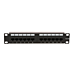 Pannello patch CAT6a UTP da 10 pollici - 12 porte