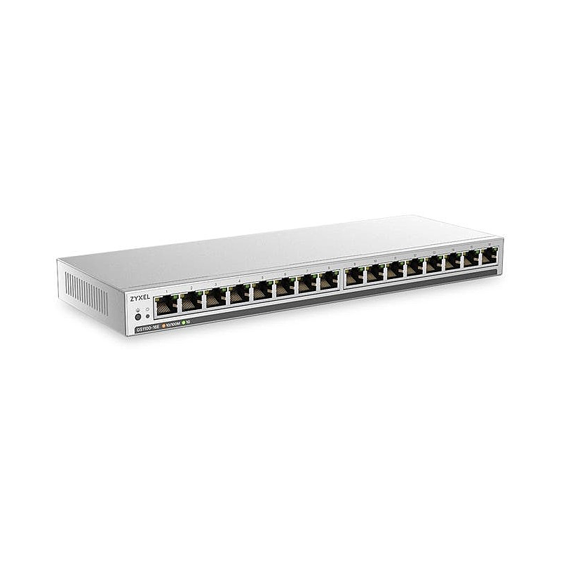 Switch non gestito Zyxel GS1100-16E a 16 porte