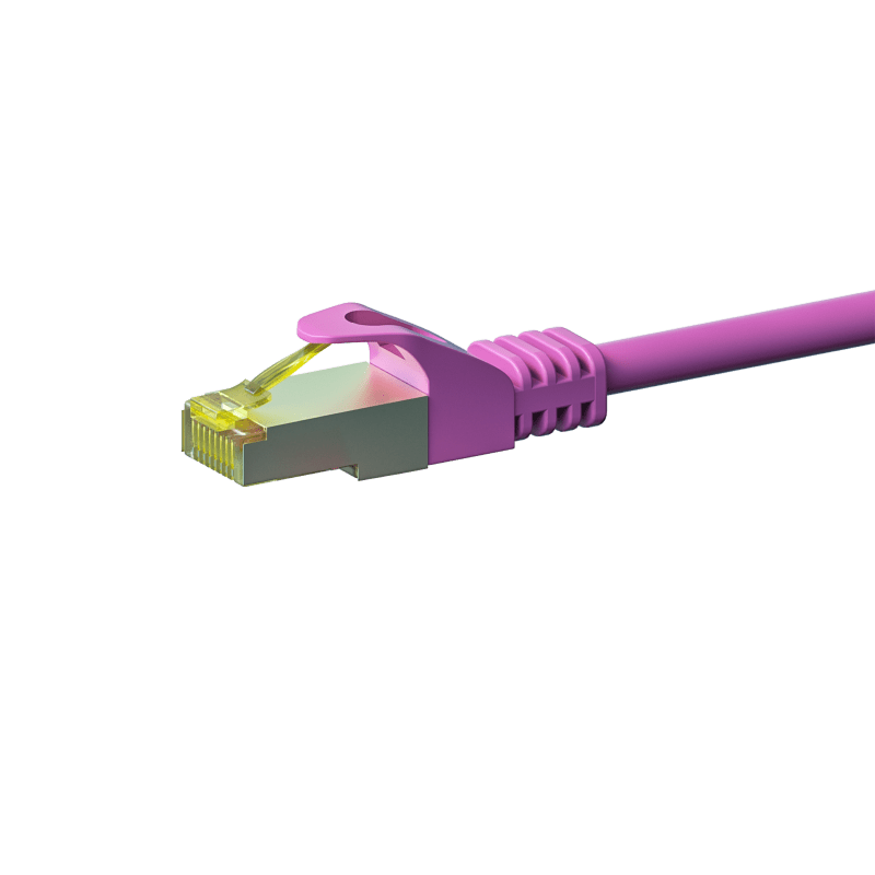 Cavo patch Cat7 S/FTP (PIMF) da 5 m, rosa