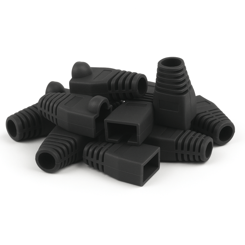 DANICOM Trave portacavi RJ45 Nero - 10 pezzi