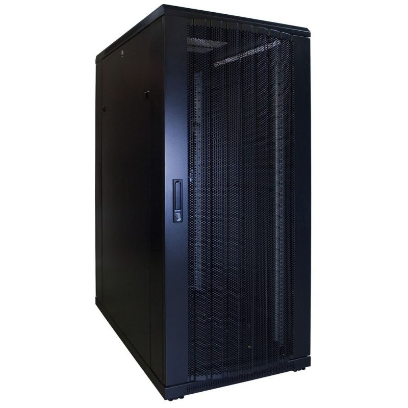 Armadio server 27U con sportello perforato 600x1000x1400mm (LxPxA)