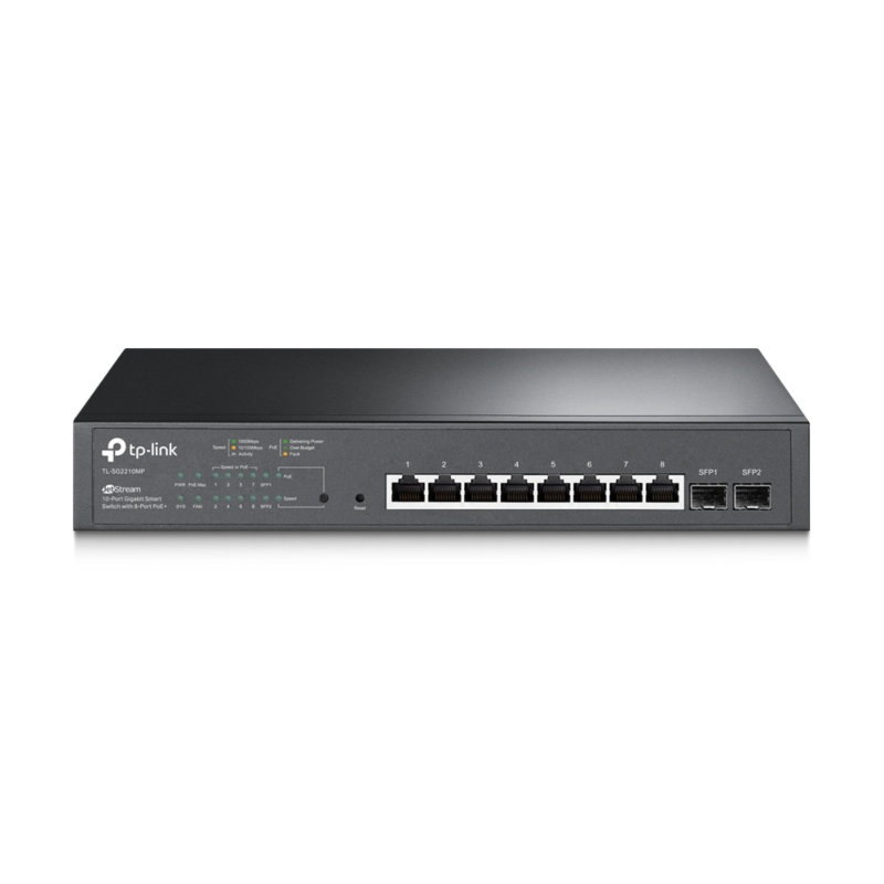 Switch PoE intelligente gestito TP-Link JetStream 2210MP a 10 porte