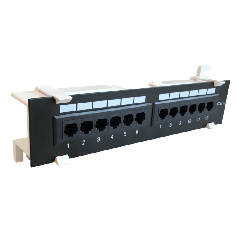 Patch panel a parete CAT5e UTP - 12 porte