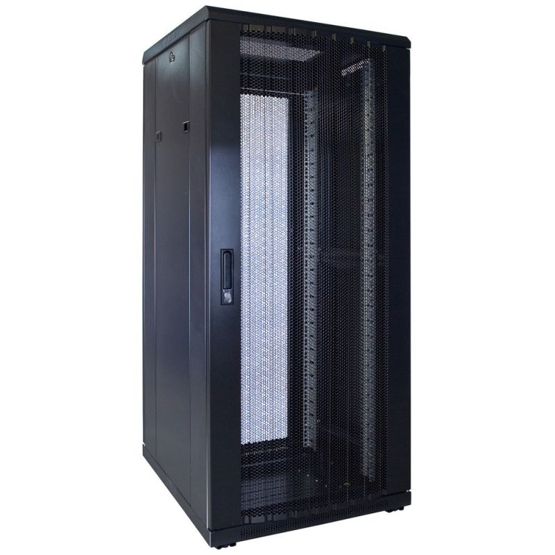 Armadio server 27U con sportello perforato 600x600x1400mm (LxPxA)