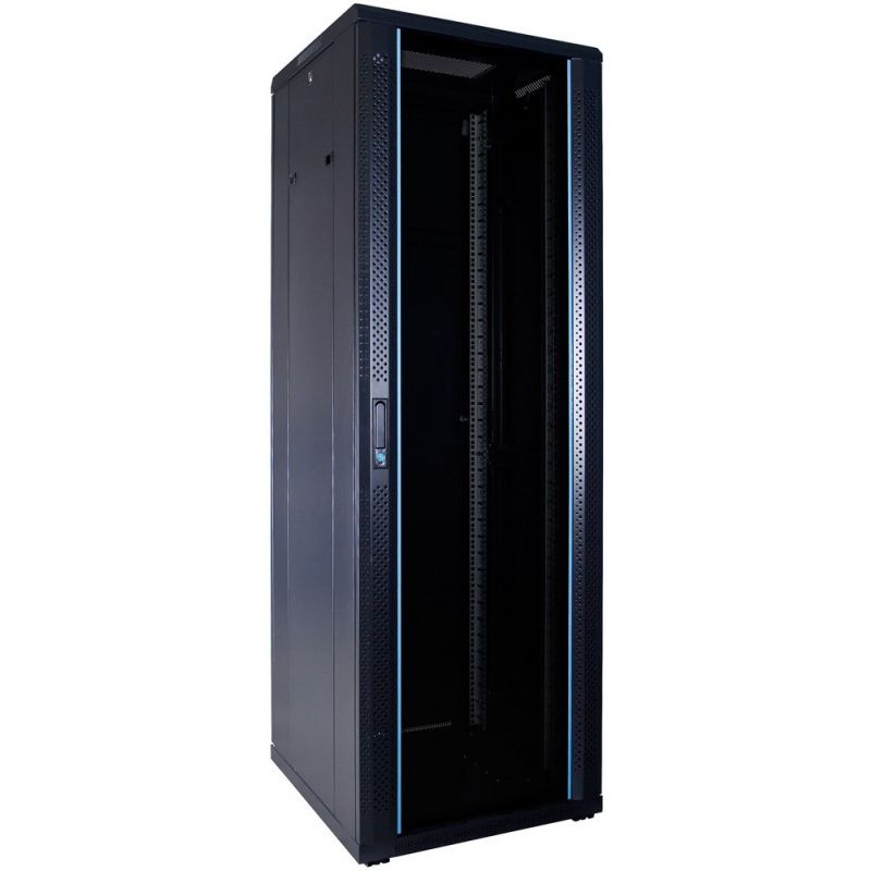 Armadio server 37U con porta in vetro 600x600x1800mm (LxPxA)