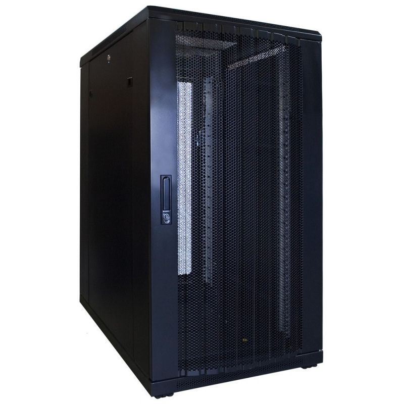 Armadio server 22U con sportello perforato 600x800x1200mm (LxPxA)