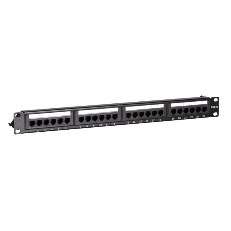 Patch panel CAT5e UTP - 24 porte