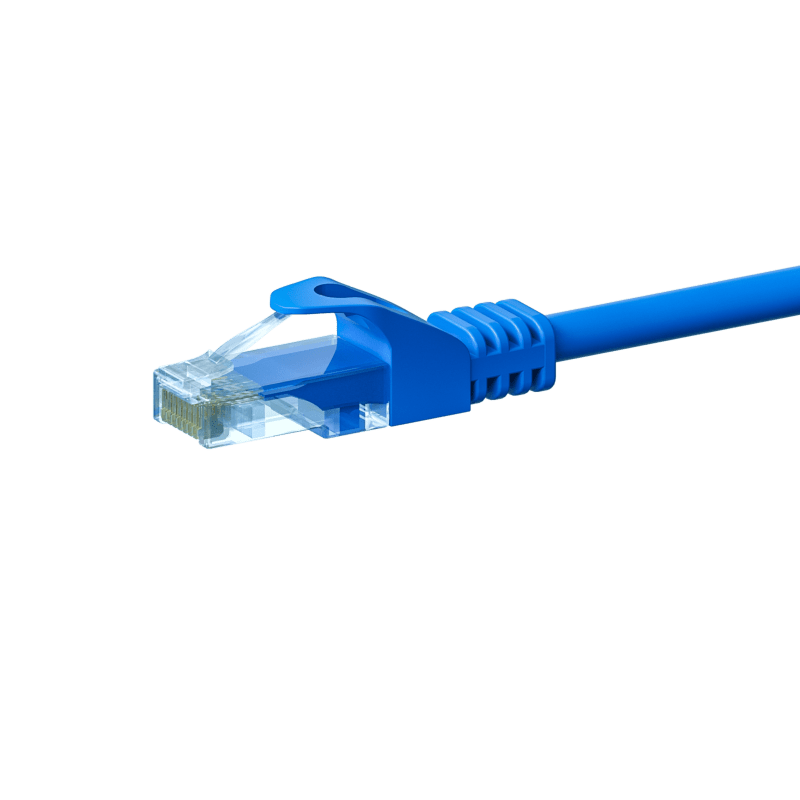 Cavo patch UTP CAT5e da 15 m, blu - 100% rame