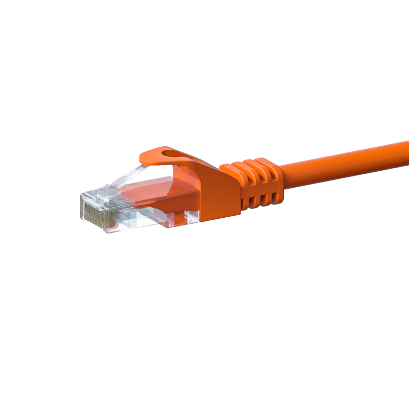 Cavo patch UTP CAT5e da 15 m, arancione - 100% rame