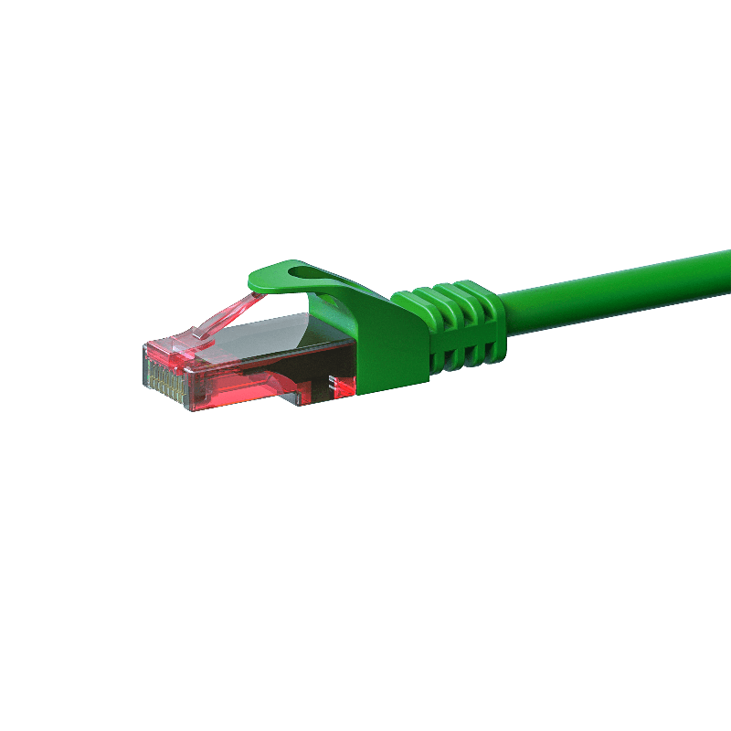 Cavo patch UTP CAT6 da 1 m, verde - 100% rame
