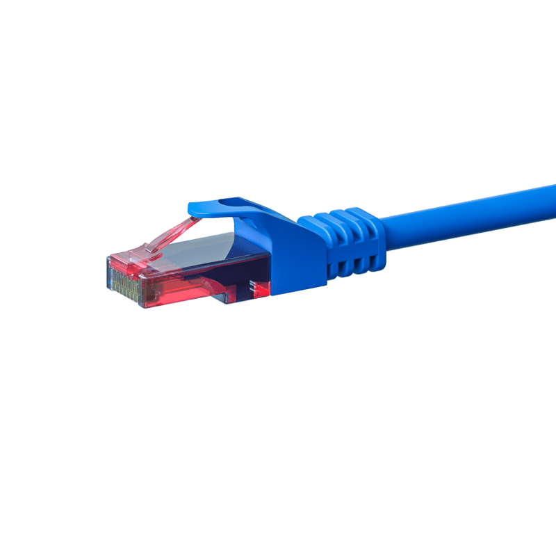 Cavo patch UTP CAT6 da 1,50 m blu - 100% rame