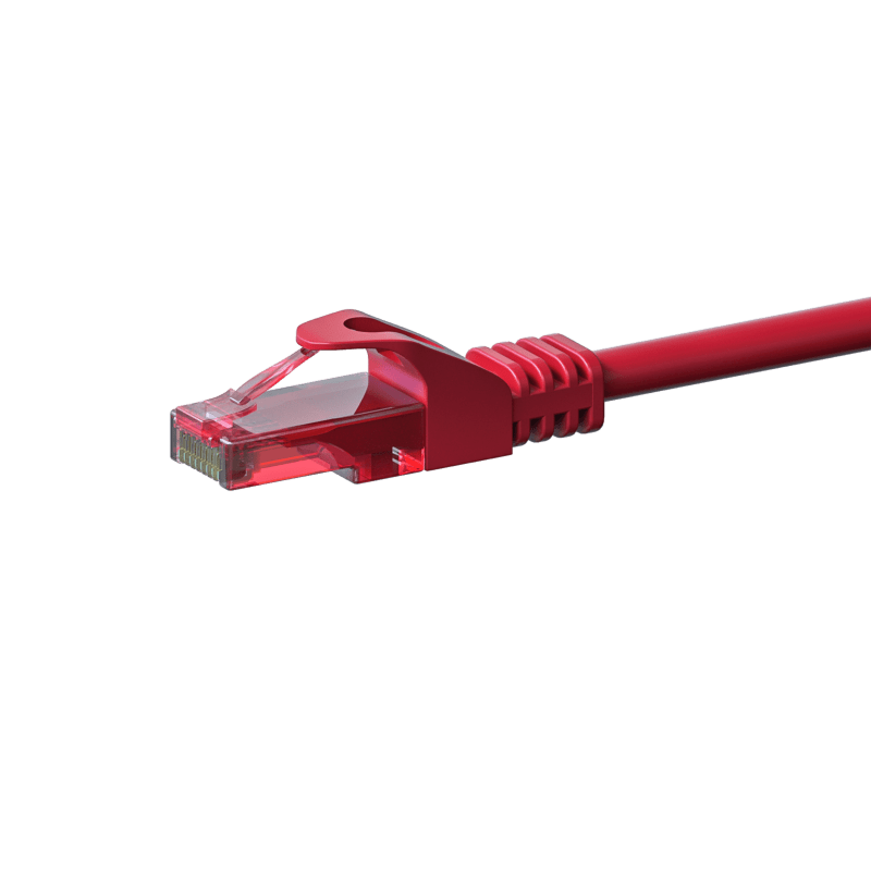 Cavo patch UTP CAT6 20 m rosso - 100% rame