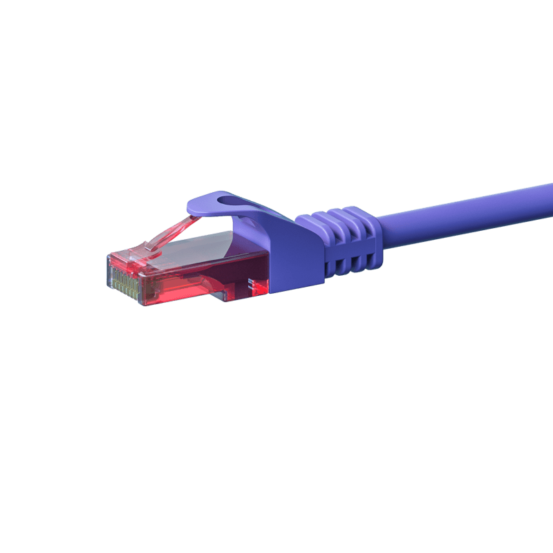 Cavo patch UTP CAT6 da 1 m, viola - 100% rame