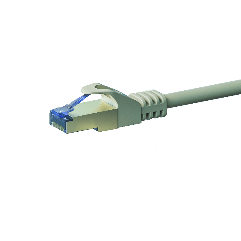 Cavo patch CAT6a S/FTP (PIMF) da 10 m, grigio.
