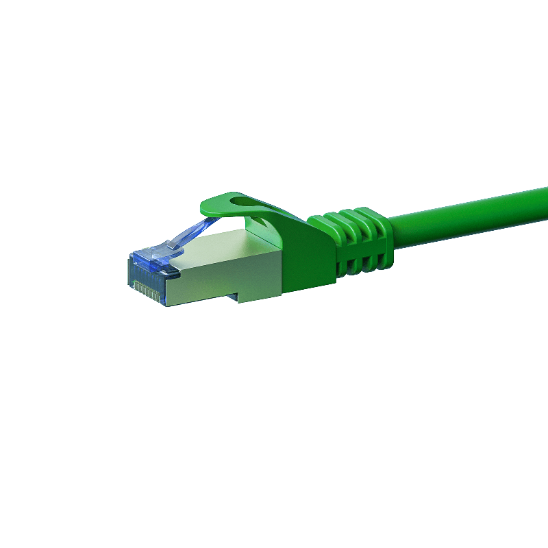 Cavo patch CAT6a S/FTP (PIMF) da 20 m, verde.