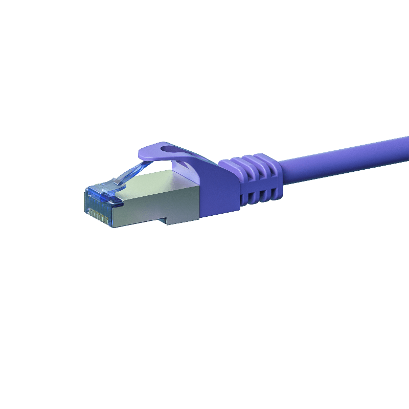 Cavo patch CAT6a S/FTP (PIMF) da 15 m, colore viola.