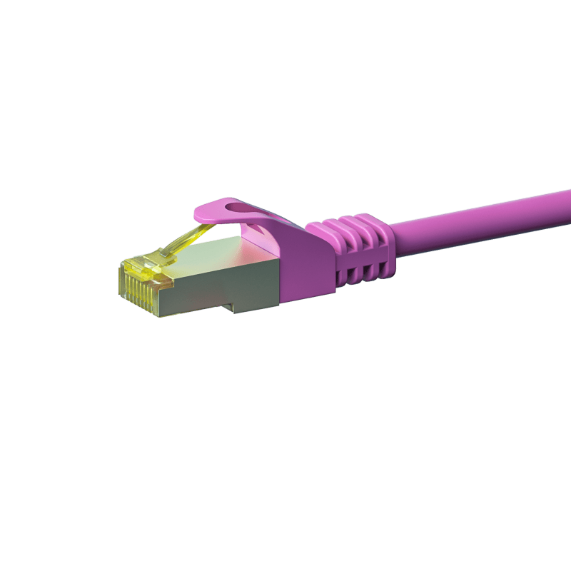 Cavo patch Cat7 S/FTP (PIMF) da 10 m, rosa