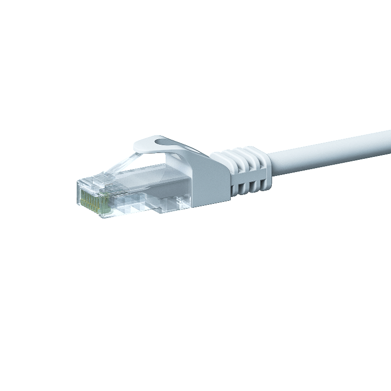 Cavo patch CAT5e UTP 0,25 m bianco - CCA