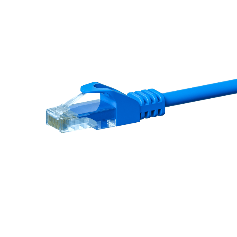 Cavo patch CAT5e UTP 15m blu - CCA