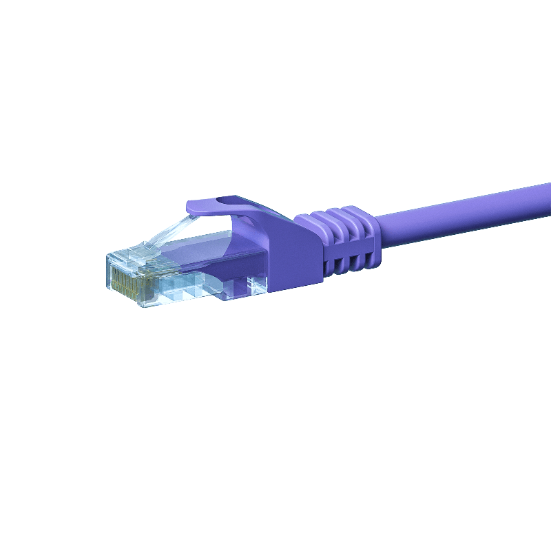 Cavo patch CAT5e UTP da 1 m viola - CCA