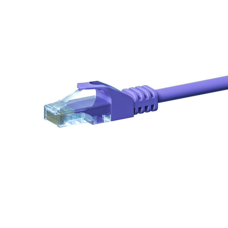 Cavo patch CAT5e UTP 20m viola - CCA