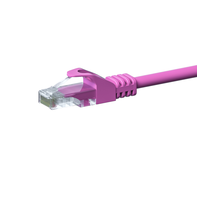 Cavo patch CAT5e UTP da 10 m rosa - CCA