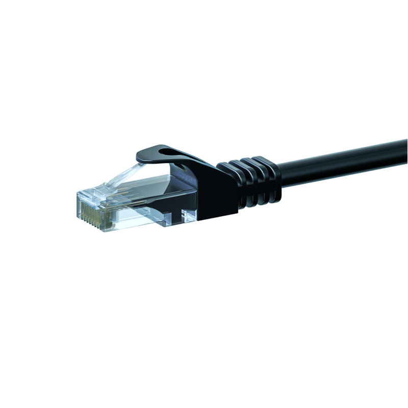 Cavo patch CAT6 UTP 7,50 m nero - CCA