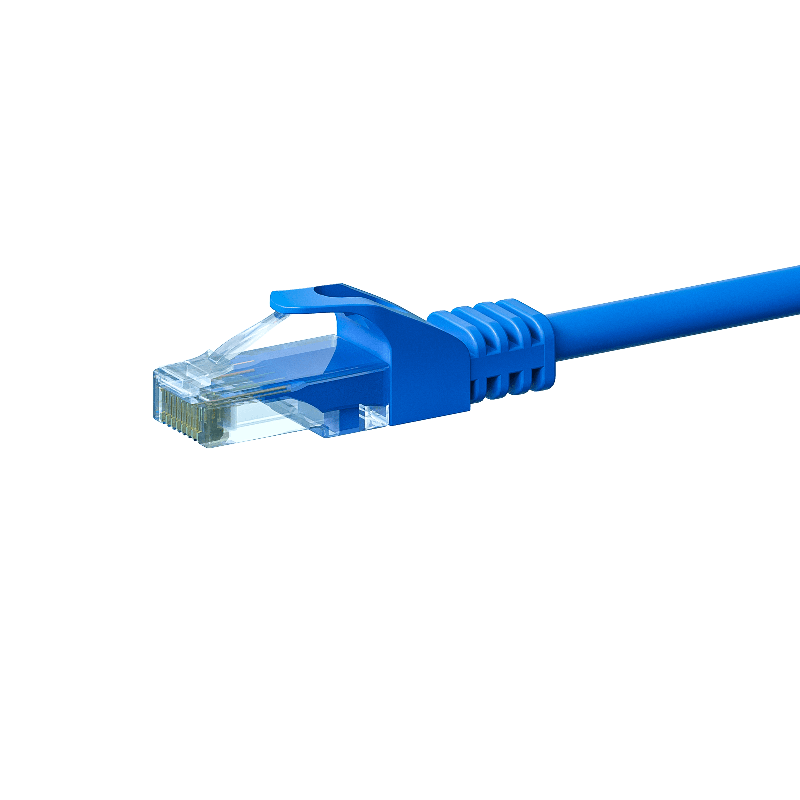 Cavo patch CAT6 UTP 1m blu - CCA
