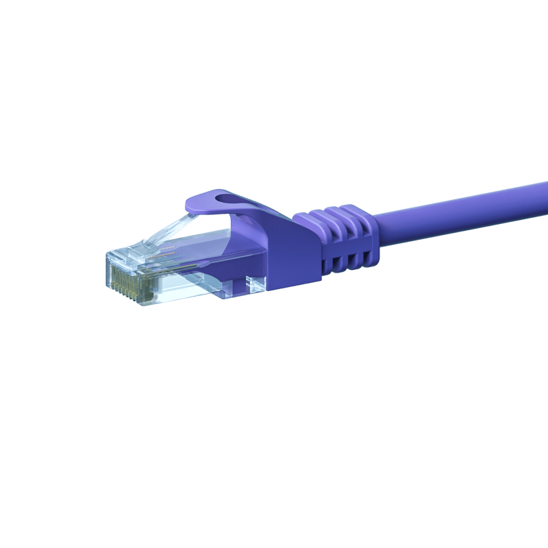 Cavo patch CAT6 UTP 0,50 m viola - CCA