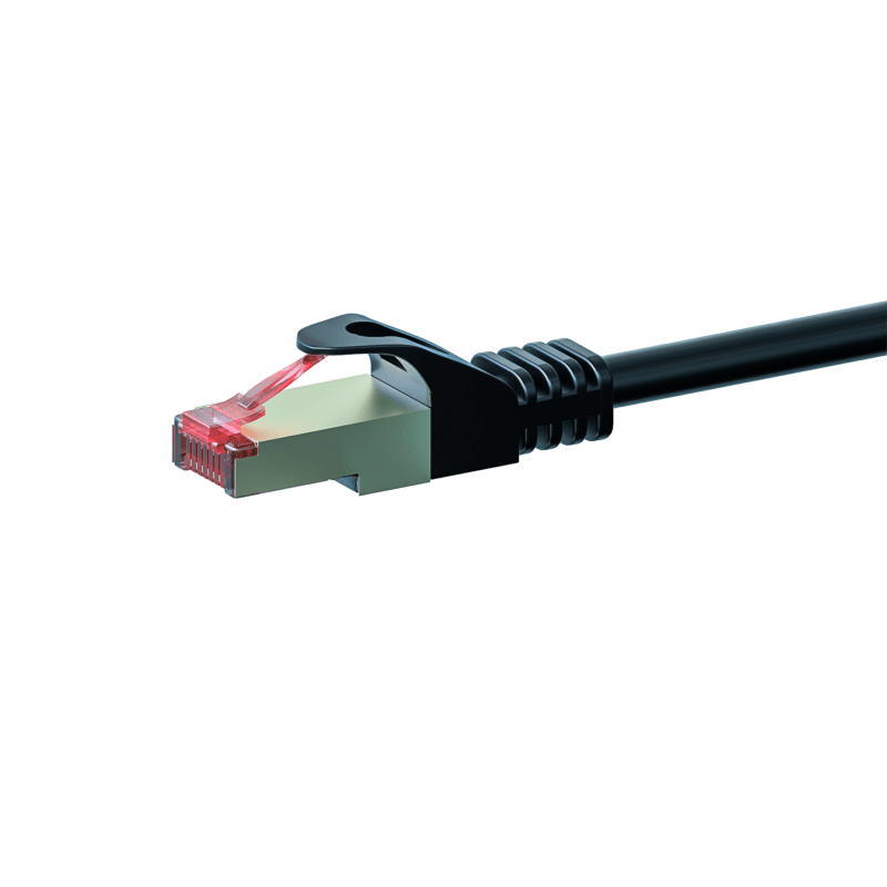Cavo patch CAT6 S/FTP (PIMF) da 30 m, nero.