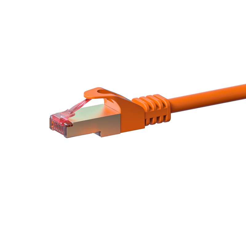 Cavo patch CAT6 S/FTP (PIMF) da 20 m, arancione.