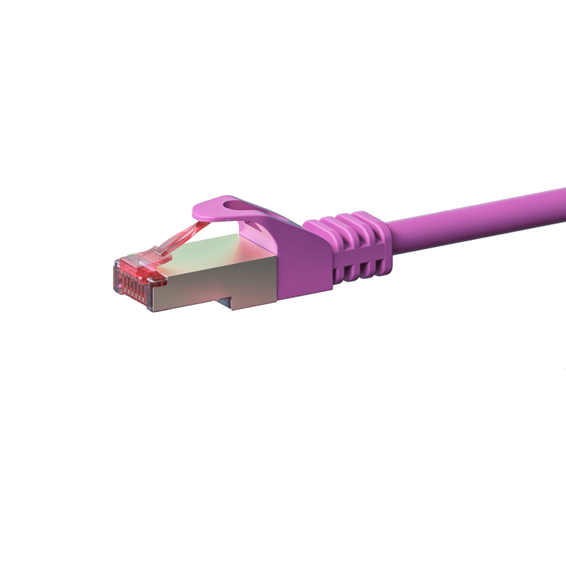 Cavo patch CAT6 S/FTP (PIMF) da 10 m, rosa