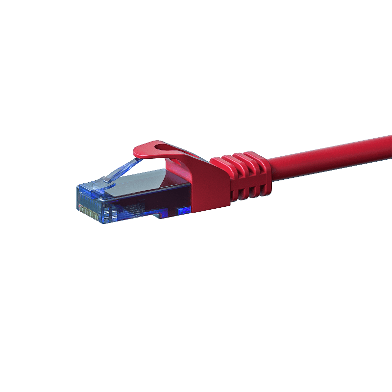 Cavo patch UTP CAT6a 30 m rosso - 100% rame