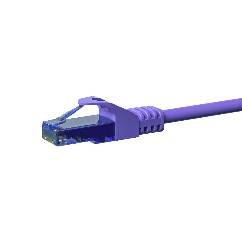 Cavo patch UTP CAT6a da 1,50 m viola - 100% rame