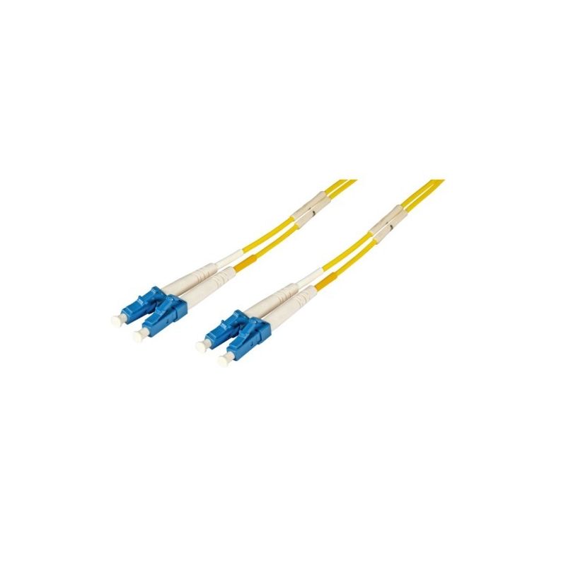 Cavo in fibra ottica duplex OS2 LC-LC 5 m