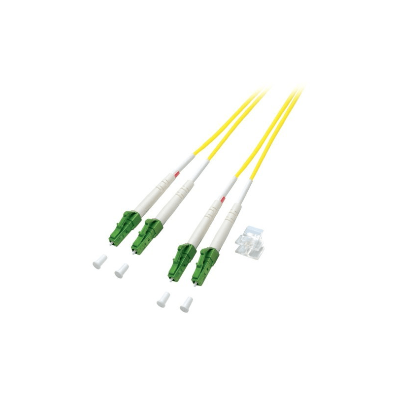 Cavo in fibra ottica duplex OS2 LC/APC-LC/APC 20 m