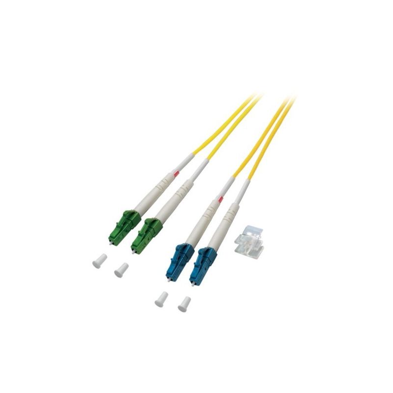 Cavo in fibra ottica duplex OS2 LC/APC-LC da 1 m
