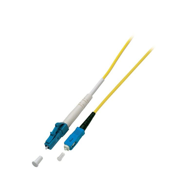 Cavo in fibra ottica simplex OS2 LC-SC 1m