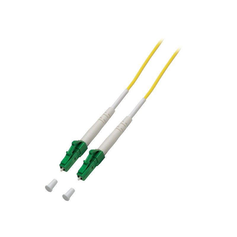 Cavo in fibra ottica simplex OS2 LC/APC-LC/APC 1 m