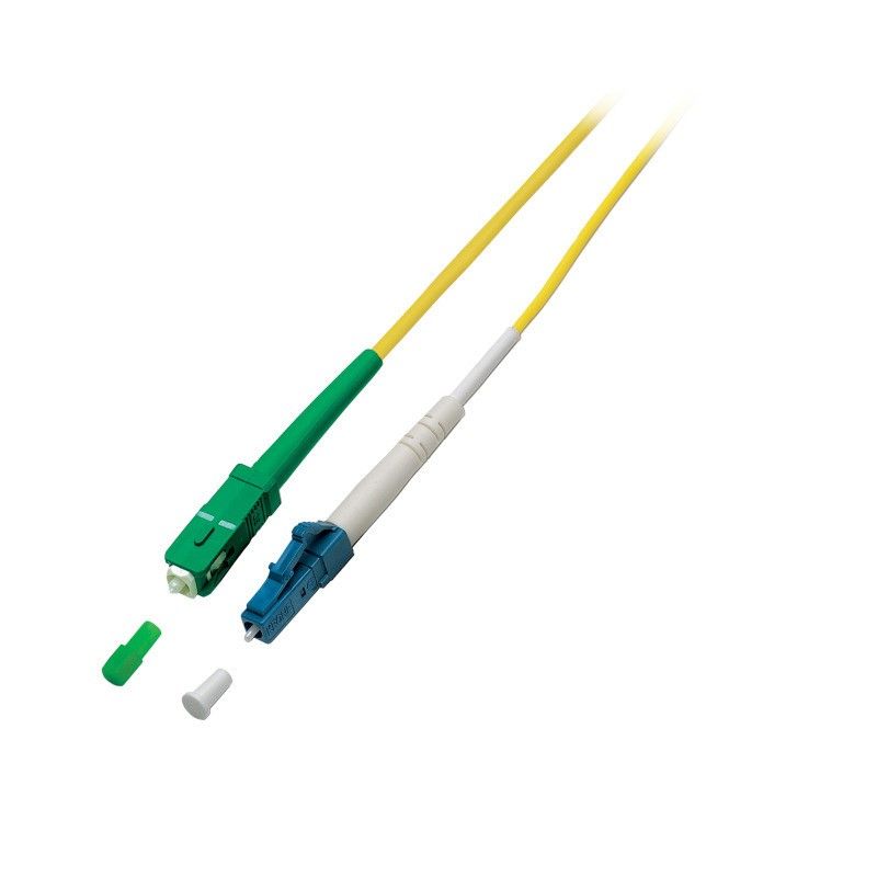 Cavo in fibra ottica simplex OS2 SC/APC-LC 2m