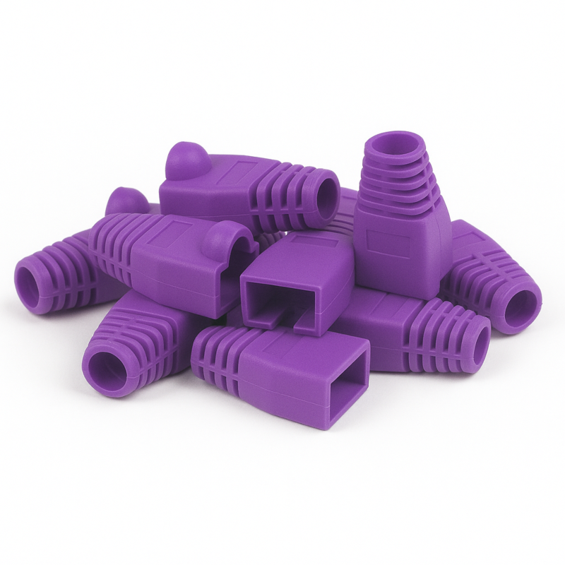 DANICOM Trave portacavi RJ45 Viola - 10 pezzi
