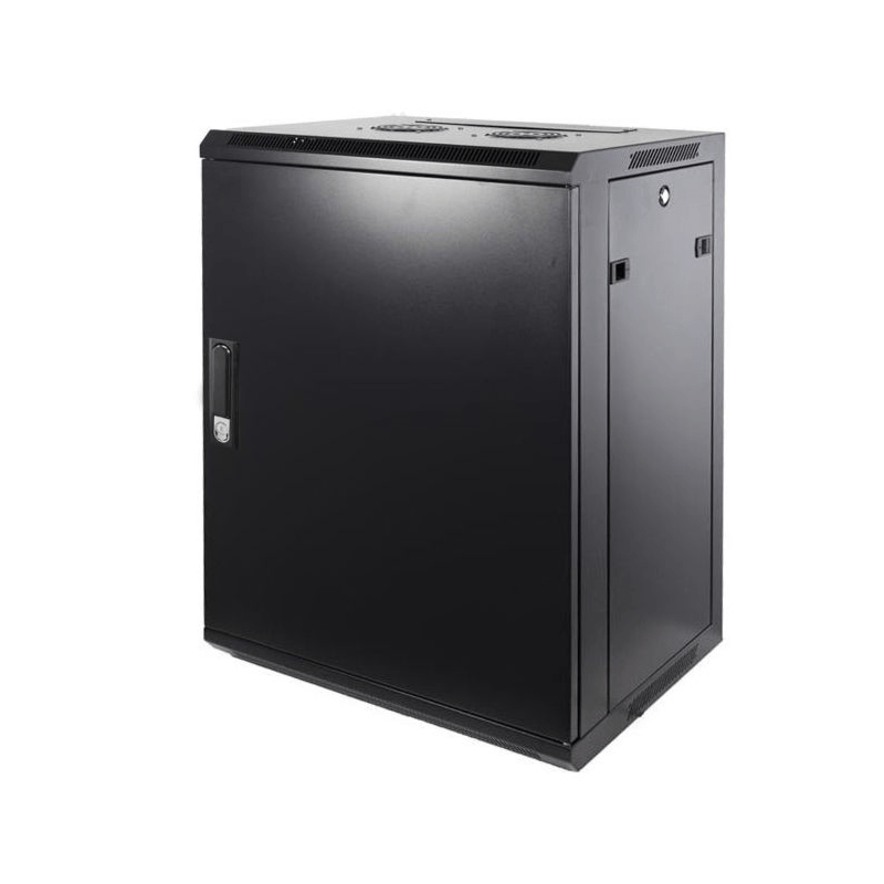Armadio a muro 15U con anta in metallo 600x600x770mm (LxPxA)
