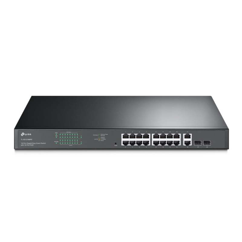 Switch smart PoE gestito TP-Link 1218 a 18 porte
