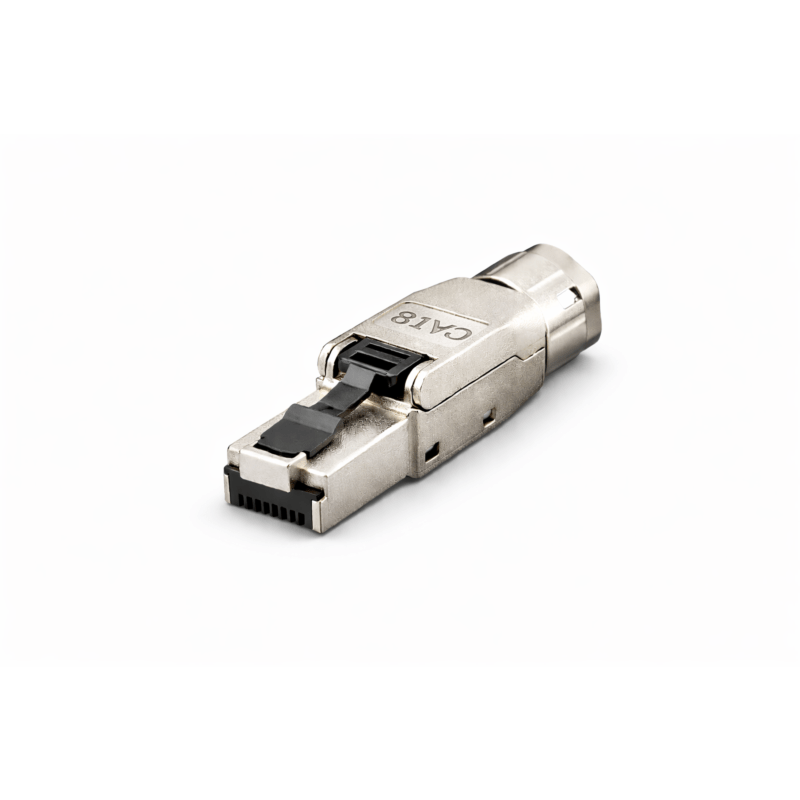 Connettore RJ45 senza attrezzi DANICOM S/FTP CAT8 - per conduttore solido