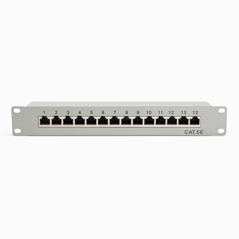 Patch panel Cat5 da 10 pollici a 12 porte STP