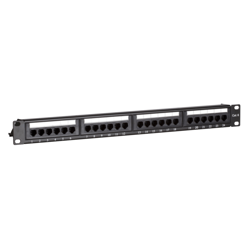 Patch panel CAT6 UTP - 24 porte