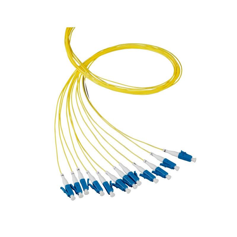 Cavo in fibra ottica OS2 giallo LC/PC - 12 pezzi