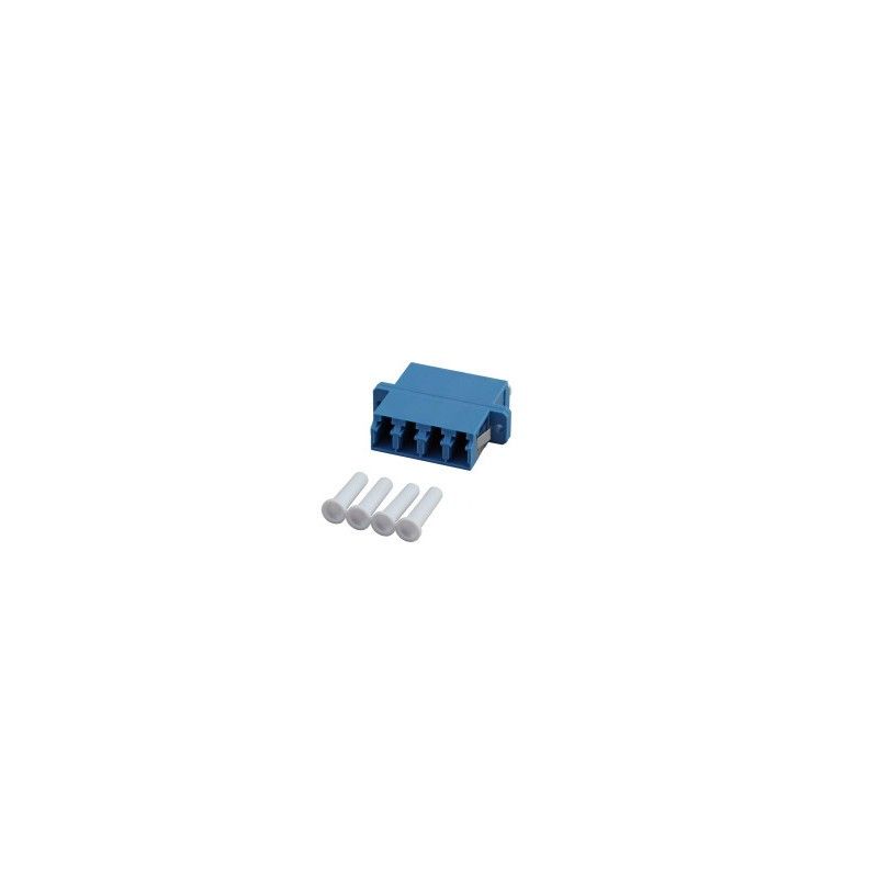 Accoppiamento monomodale 4 vie LC-LC quad blu