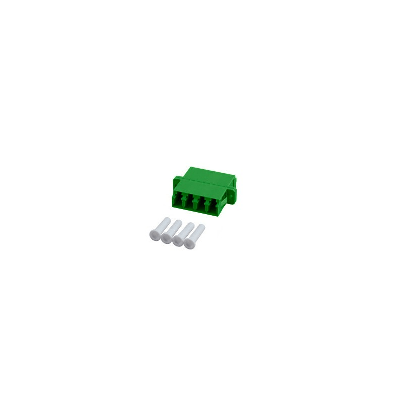 Accoppiamento monomodale 4 vie LC-LC quad verde