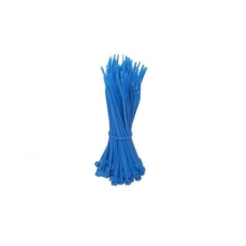 Fascette per cavi blu da 200 mm - 100 pezzi